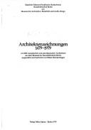 Architektenzeichnungen, 1479-1979 by Kunstbibliothek (Berlin, Germany)