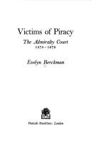 Victims of piracy by Evelyn Berckman