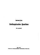 Cover of: Selkupische Quellen by Hartmut Katz