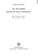 Cover of: Der Acte gratuit, Revolte und Literatur: Hegel, Dostojewskij, Nietzsche, Gide, Sartre, Camus, Beckett