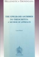 Cover of: The epigrams ascribed to Theocritus: a method of approach