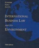 Cover of: International business law and its environment