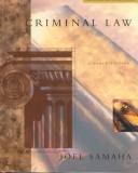 Cover of: Criminal law | Joel Samaha