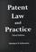 Cover of: Patent law and practice