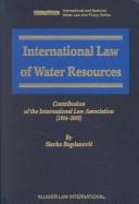 International law of water resources by Slavko Bogdanović
