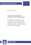 Cover of: Baptist reconsideration of baptism and ecclesiology | Lennart Johnsson