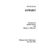 Cover of: Alphabet