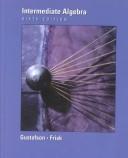 Cover of: Intermediate algebra by R. David Gustafson, R. David Gustafson