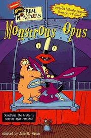 Cover of: Monstrous Opus (Real Monsters)