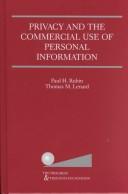 Cover of: Privacy and the commercial use of personal information