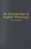 Cover of: An introduction to English phonology