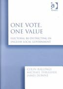 Cover of: One vote, one value by Colin Rallings