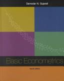 Cover of: Basic econometrics by Damodar N. Gujarati, Damodar N. Gujarati