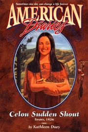 Cover of: Cellou Sudden Shout Idaho 1826: American Diaries#9 : Wind River 1826
