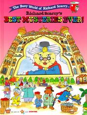 Cover of: Richard Scarry's best mysteries ever!