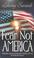 Cover of: Fear not America