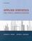 Cover of: Applied statistics for public administration