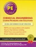 Cover of: Chemical engineering license problems and solutions
