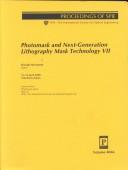 Cover of: Photomask and next-generation lithography mask technology VII: 12-13 April 2000, Yokohama, Japan