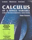 Calculus of a single variable by Ron Larson