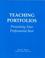 Cover of: Teaching portfolios