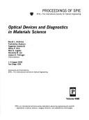 Cover of: Optical devices and diagnostics in materials science: 1-4 August 2000, San Diego, USA