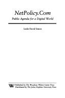 Cover of: NetPolicy.Com: public agenda for a digital world