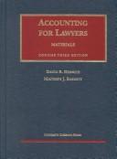 Cover of: Materials on accounting for lawyers by David R. Herwitz, Matthew J. Barrett, David R. Herwitz