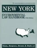 Cover of: New York environmental law handbook