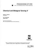 Cover of: Chemical and biological sensing II: 16-17 April 2001, Orlando, [Florida] USA