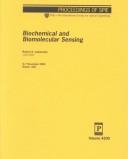 Cover of: Biochemical and biomolecular sensing: 6-7 November 2000, Boston, USA