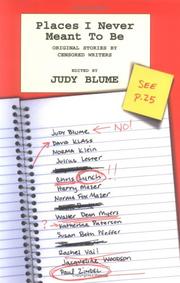 Cover of: Places I Never Meant To Be by Judy Blume