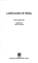 Cover of: Languages of India