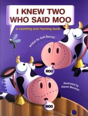 Cover of: I knew two who said moo by Judi Barrett