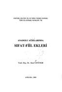 Cover of: Anadolu ağızlarında sıfat-fiil ekleri by Ahat Üstüner