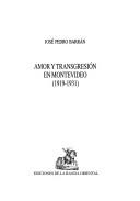 Cover of: Amor y transgresión en Montevideo, 1919-1931