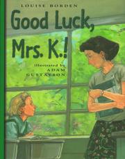 Cover of: Good luck, Mrs. K!