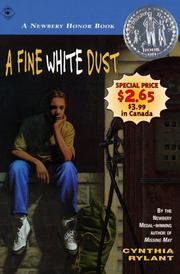 Cover of: A FINE WHITE DUST (Aladdin Fiction)
