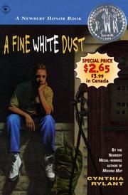 Cover of: A FINE WHITE DUST (Aladdin Fiction) by Jean Little