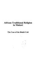 Cover of: African traditional religion in Malawi by James Amanze