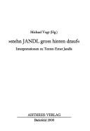 Cover of: Stehn JANDL gross hinten drauf: Interpretationen zu Texten Ernst Jandls