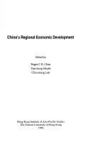 Cover of: China's regional economic development