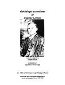 Cover of: Généalogie ascendante de Eugène Leroux