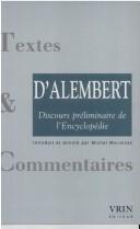 Discours préliminaire de l'encyclopédie by Jean Le Rond d'Alembert