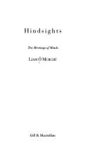 Cover of: Hindsights: ten meetings of minds