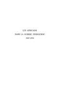 Les Africains dans la guerre d'Indochine, 1947-1954 by Michel Bodin