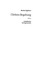 Cover of: Cliehms Begabung: Roman