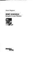 Cover of: René Schickele: Europäer in neun Monaten