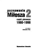 Cover of: Poznawanie Miłosza 2