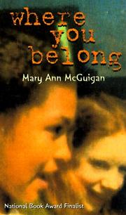 Cover of: Where you belong | Mary Ann McGuigan